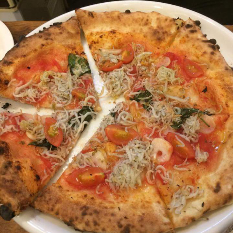 しらすのピザ(ピッツェリア フェリーチェ)