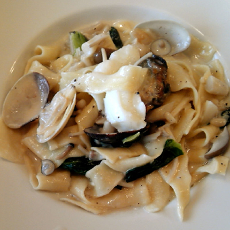 マテ貝　アサリ　有機野菜　手打ちパッパルデッレ(フォース )