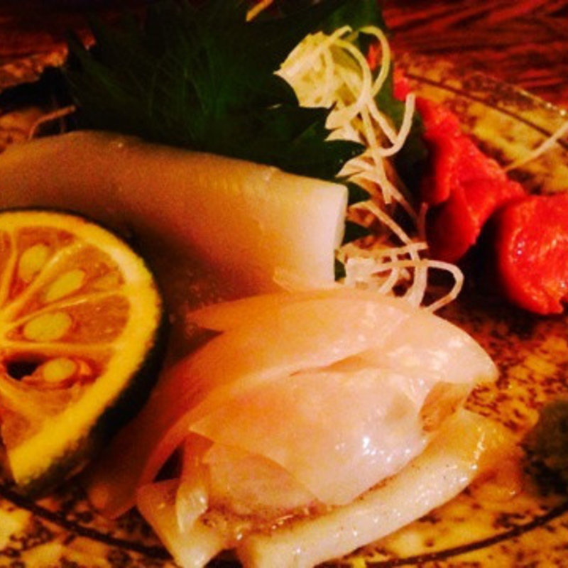 生スルメイカの肝醤油(ふくわうち )