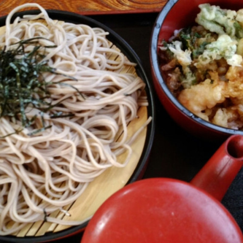 ざる天丼セット(ふじ広 )