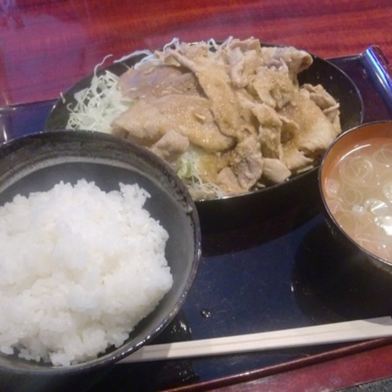 しょうが焼きライス(ぶたまる食堂 元吉田店 )