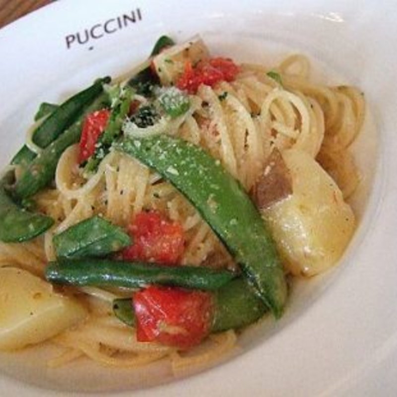 季節野菜のスパゲッティ(プッチーニ )