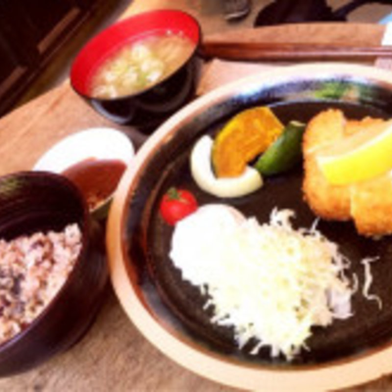 豆腐カツセット(Brown Rice Tokyo Omotesando)