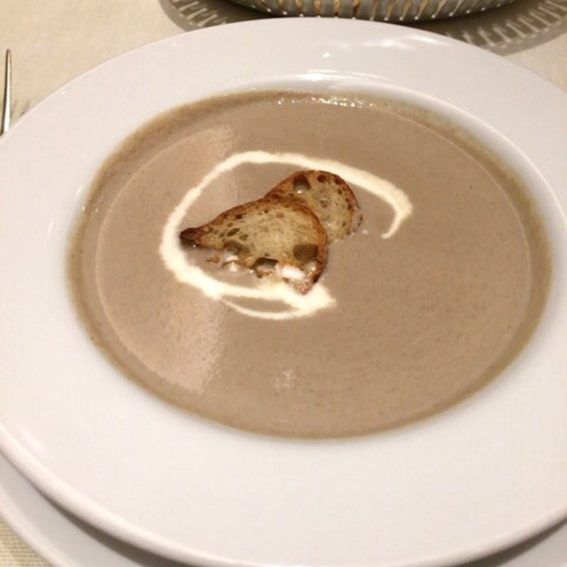 マッシュルームのポタージュ(ブラッスリー・レカン)