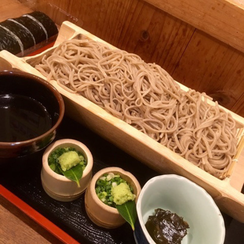 ざる蕎麦　大盛り(ぷらっときすみの)