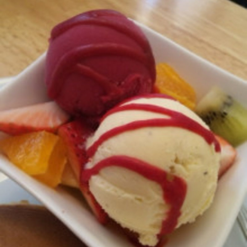 アイスクリームホットケーキ(ホットケーキパーラー フルフル 赤坂店 （Fru-Full）)