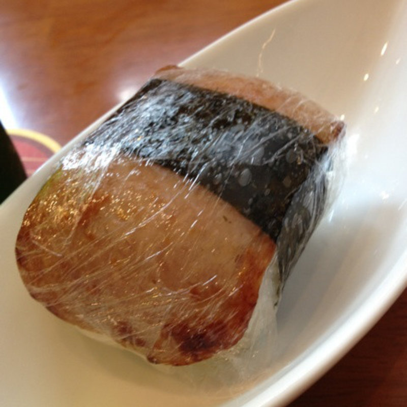 スパムにぎり(麺屋Hulu-lu（フルル）)