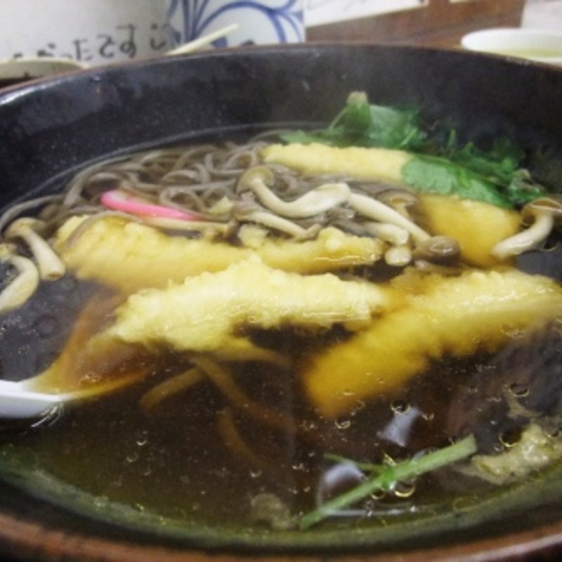 ゲソ天そば(谷九 ふる里)