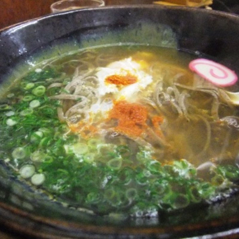 月見そば(谷九 ふる里)