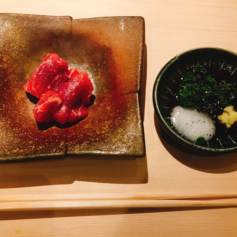 鯨のお刺身(SUSHI ますなが)