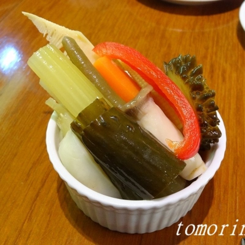 野菜ピクルス盛り合わせ(ぶんがらや)