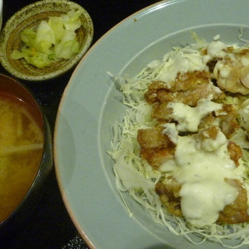チキン南蛮タルタルソース定食(べじたぶる TORI TON)