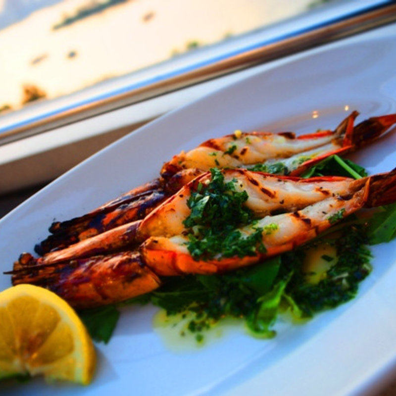 有頭海老のハーブグリル(ペッシェドーロ お台場店)