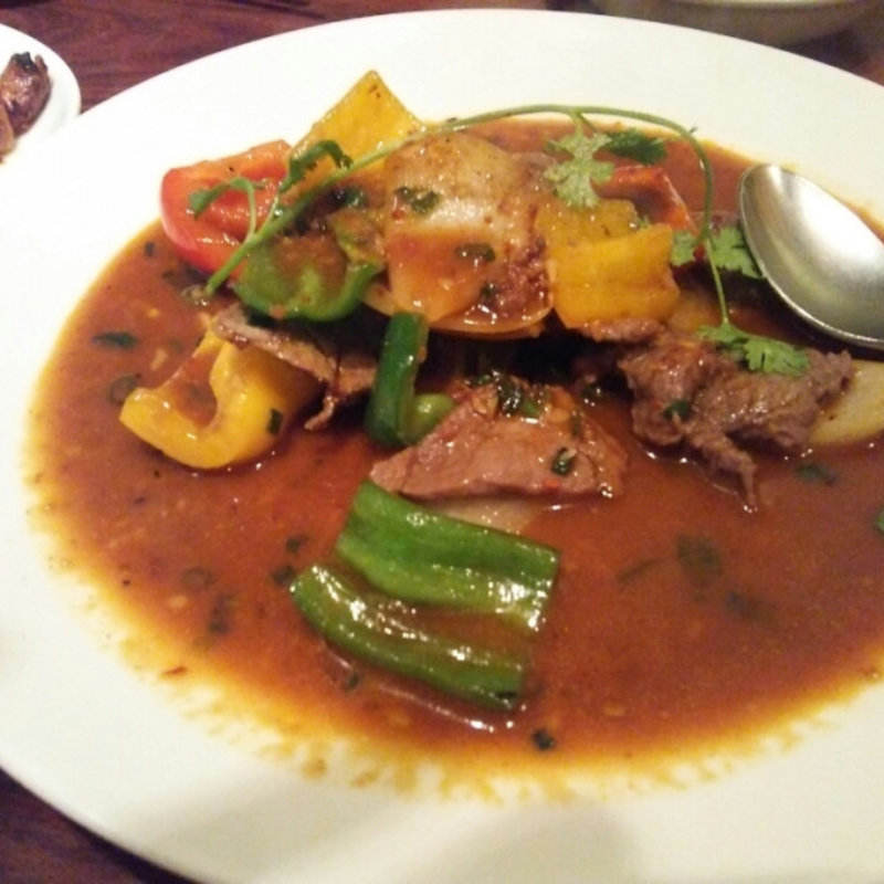 ベトナム風の牛肉炒め(ベトナムちゃん)