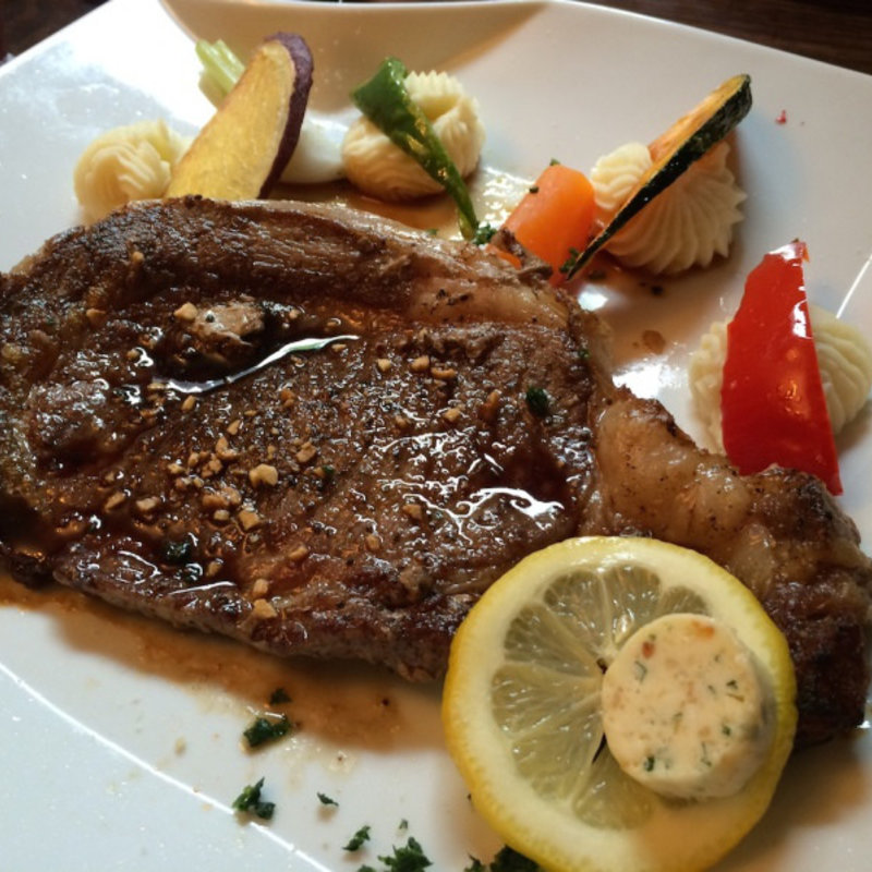 リブロースのステーキ(ペニーレイン つくば店 )