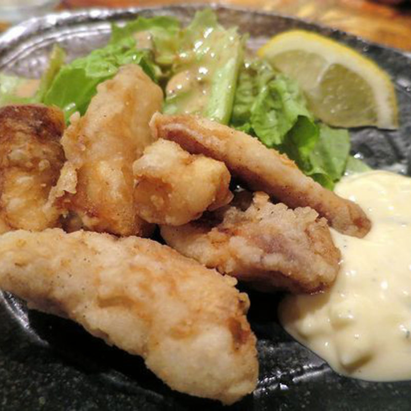 アンコウ唐揚げ　自家製タルタルソース(へべれ家 )
