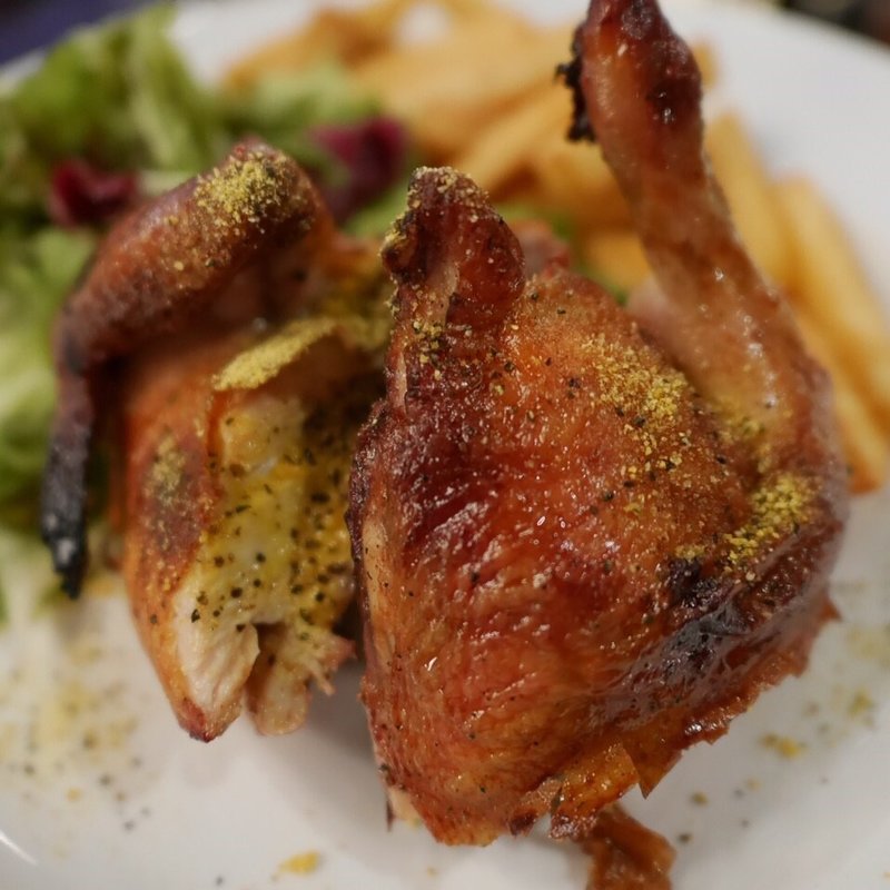 ロティサリーチキンランチ(ベルジアン ブラッスリー コート ルーヴェン（Leuven）)