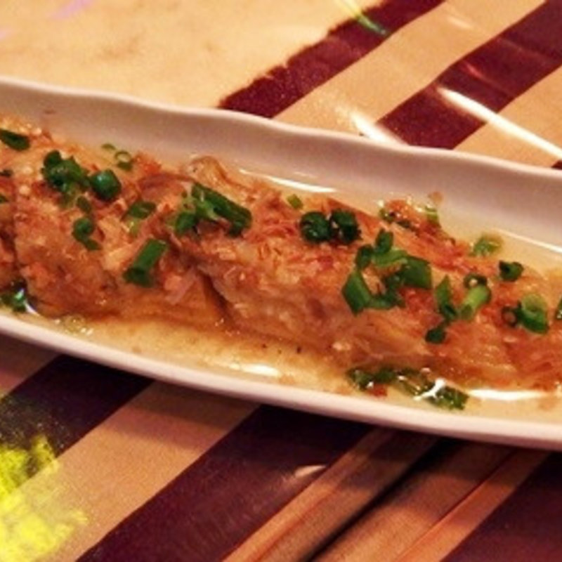 さっぱり焼き茄子のおひたし(えびカニ喰酒iKURA)