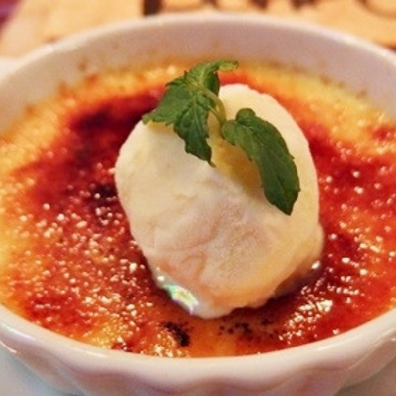 自家製クレームブリュレ ～Orange Fravor～(えびカニ喰酒iKURA)