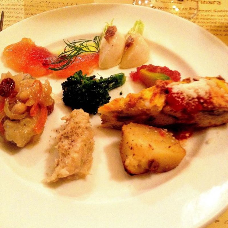 パスタランチ 前菜盛り合わせ(ボガマリ・クチーナ・マリナーラ （Ｂogamari Cucina Marinara）)