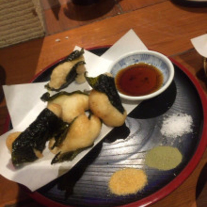 つくね芋の落とし揚げ(ほく菜 Hokusai 春吉本店)