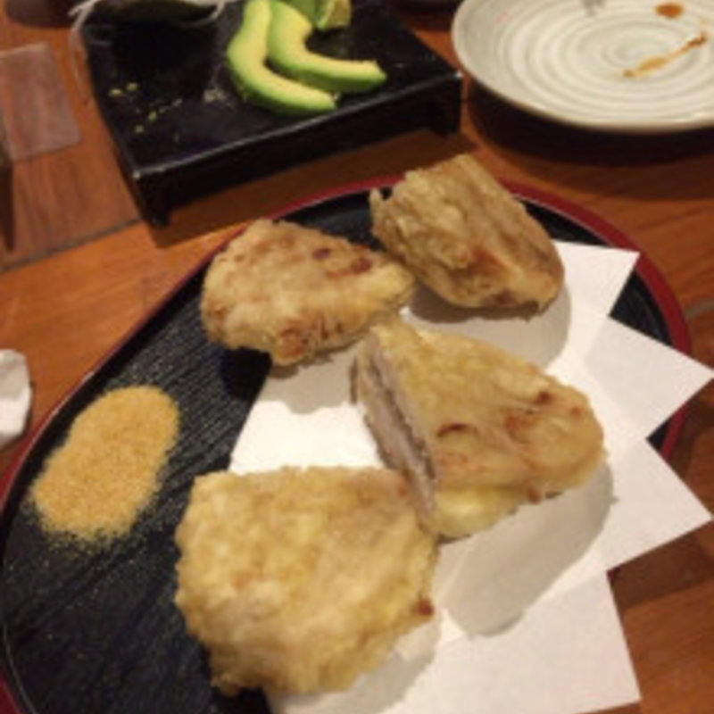 れんこんのはさみ揚げ(ほく菜 Hokusai 春吉本店)