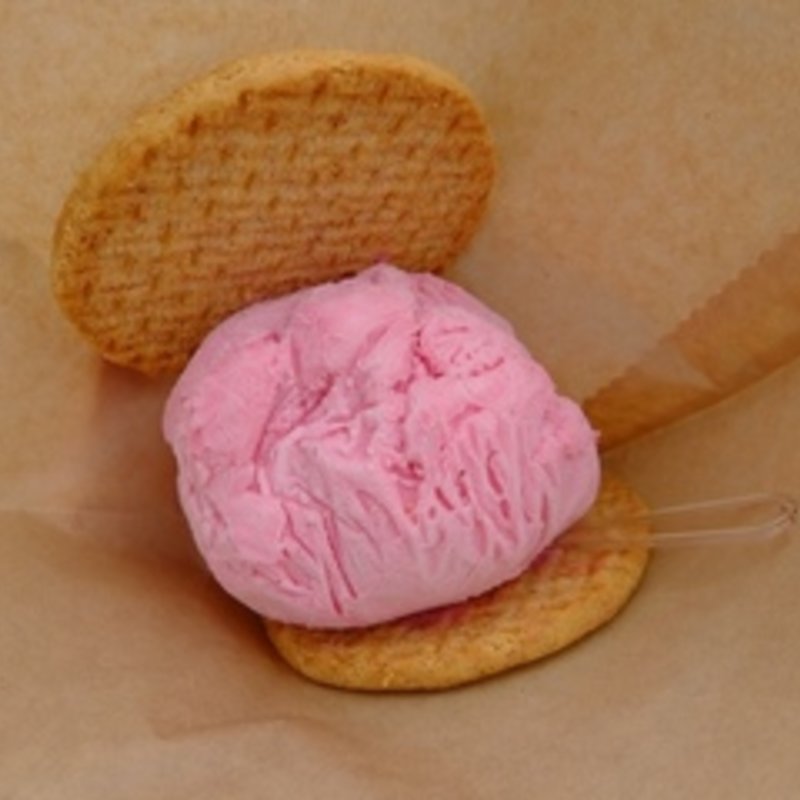 ビーツアイスクリームビスケットサンド(POTASTA 代々木上原本店)