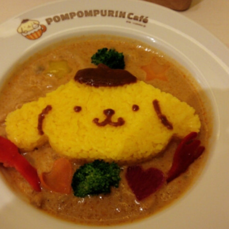 ﾎﾟﾑﾎﾟﾑﾌﾟﾘﾝﾁｷﾝｶﾚｰ(ポムポムプリンカフェ 原宿店 )