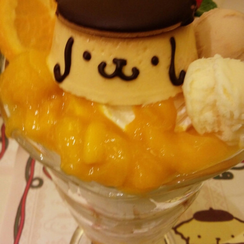 ﾎﾟﾑﾎﾟﾑﾌﾟﾘﾝﾊﾟﾌｪ(ポムポムプリンカフェ 原宿店 )