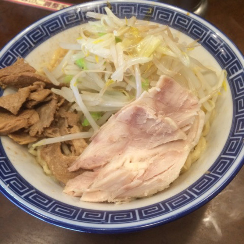 油そば　大盛（鶏ハム）(ぼり・うむ 西早稲田本店 )