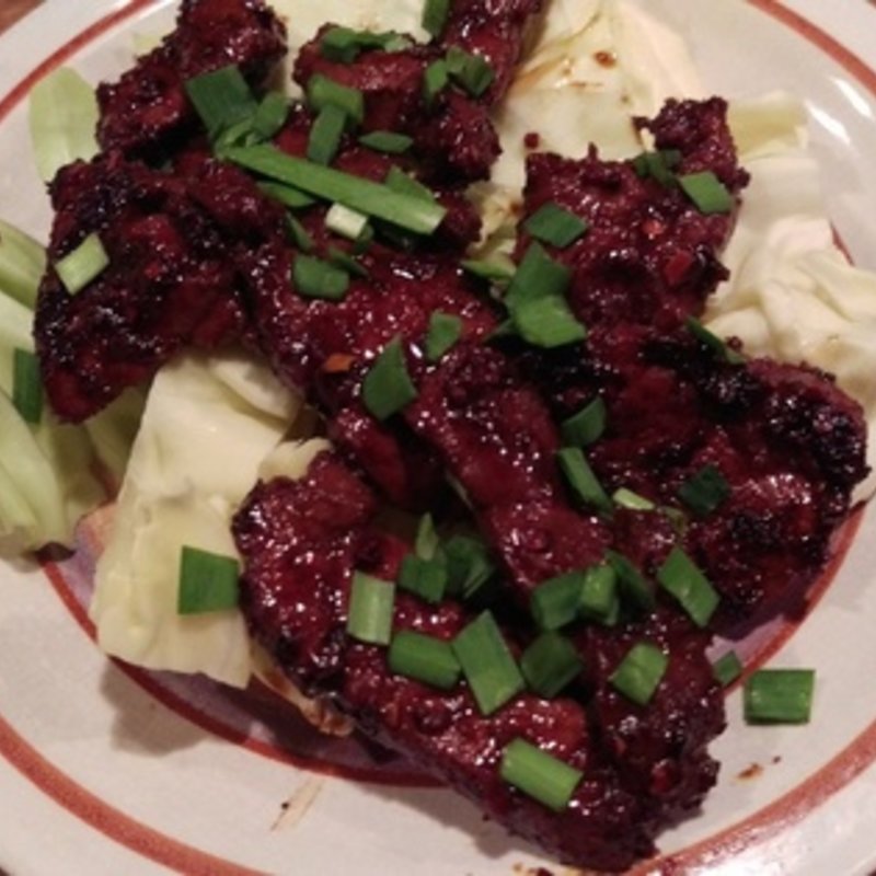 レバー幸炒(ホルモンラーメンからし屋)