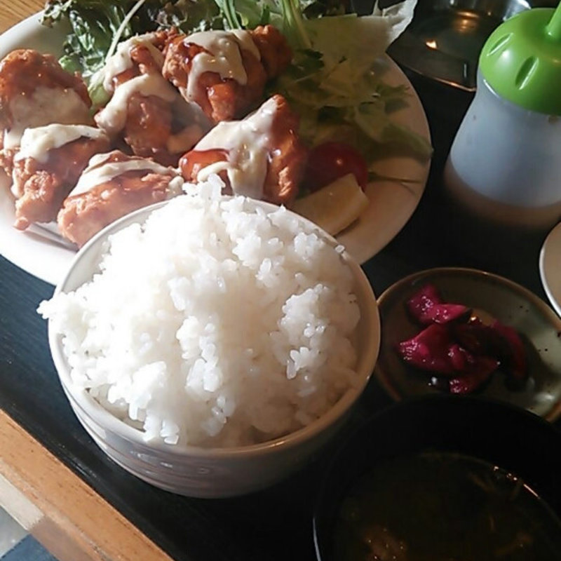 チキン南蛮定食(ホルモン焼　竹のこ )