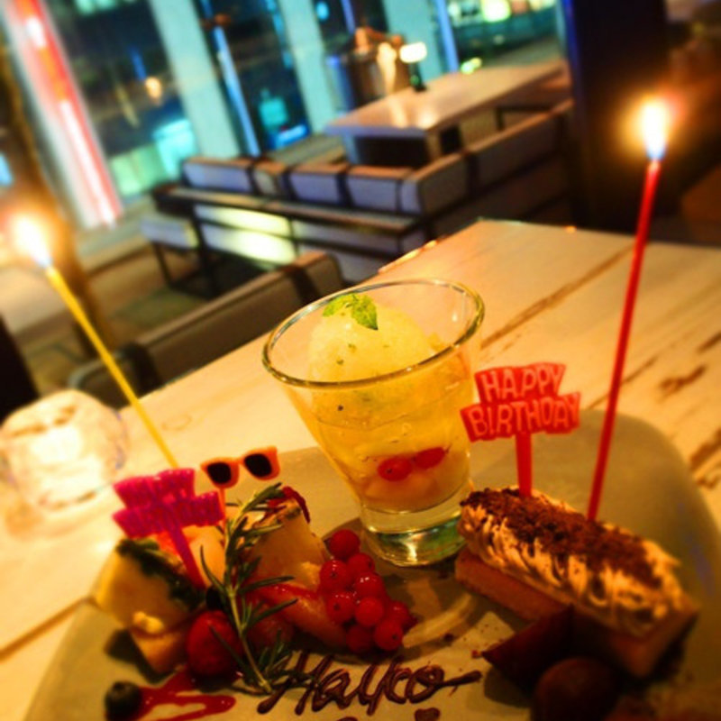 デザートプレート(マーサーブランチ ギンザテラス)