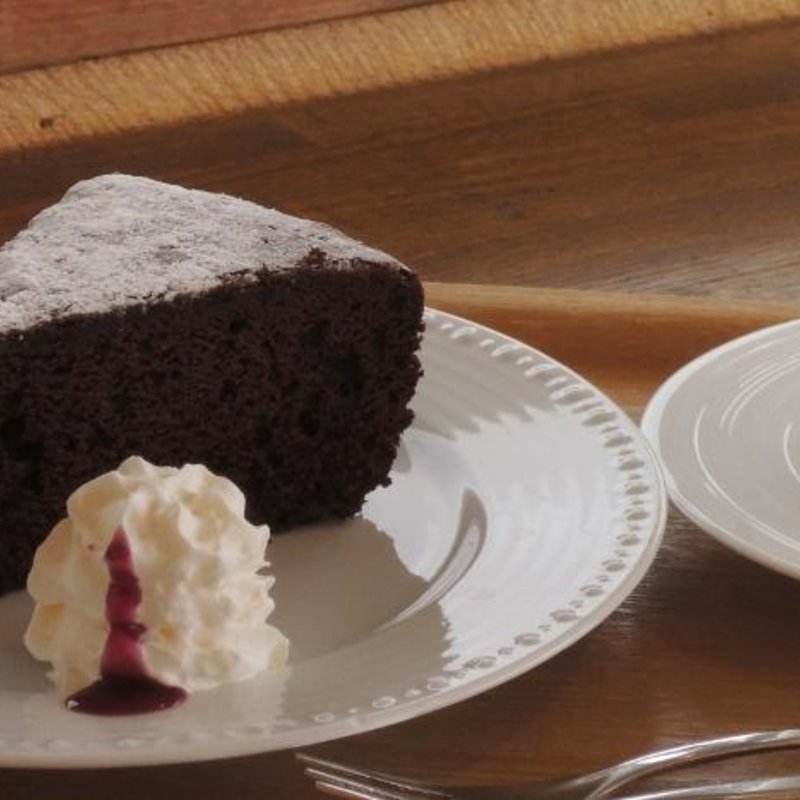 ガトーショコラのケーキセット(マウニの丘 )