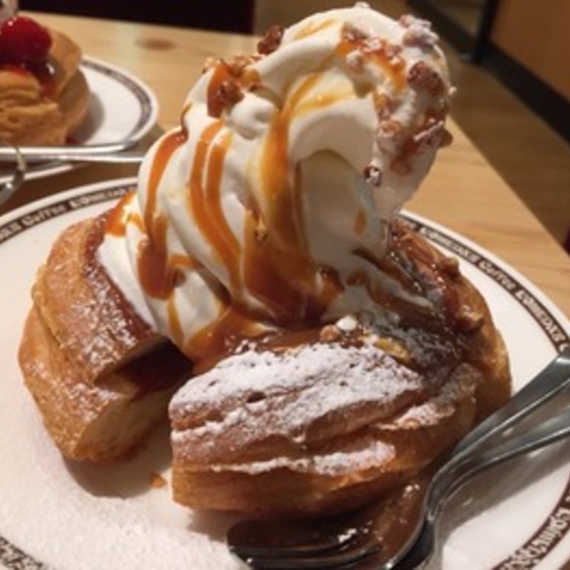 抹茶しるこスパ(喫茶 マウンテン)