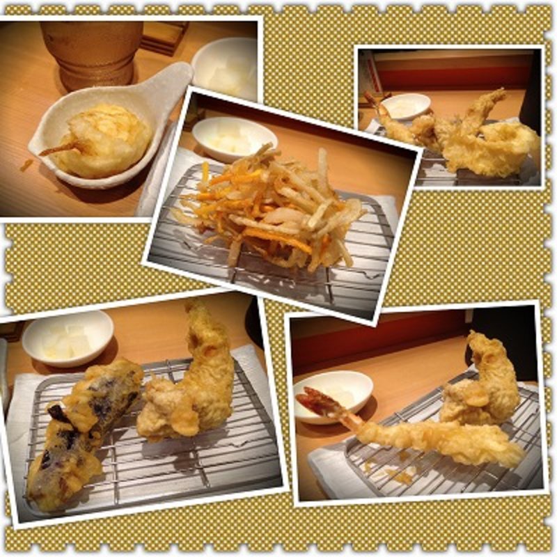 天ぷら定食(まきの 天神橋四丁目店)