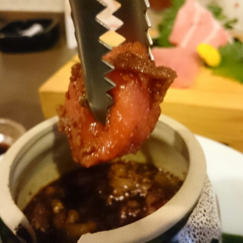 マグロ壺漬けカルビ(まりん 大須店)