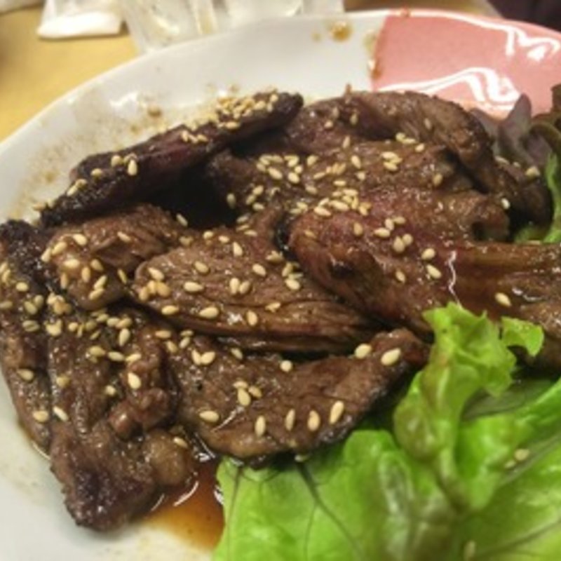 牛ハラミにんにく醤油炒(まこちゃん 本店)