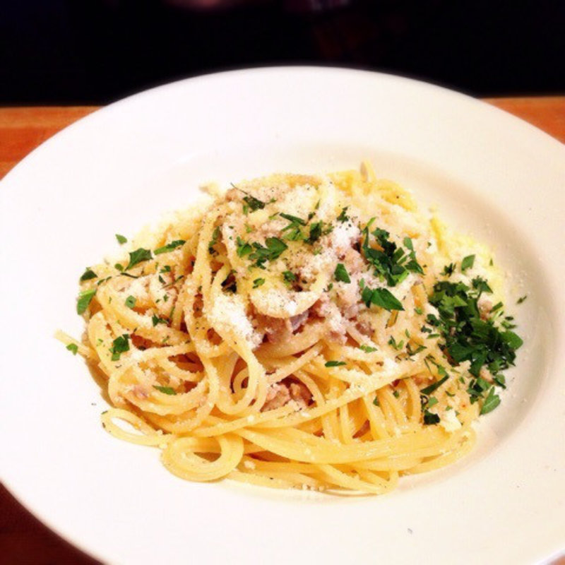 ダイヤモンドポークのラグービアンコ(マザームーンカフェ 美浜)