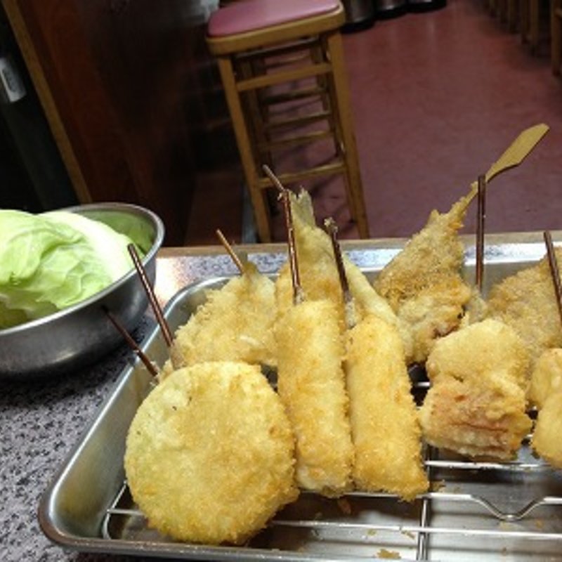 お得セット(京橋 立ち呑み串かつ 酒房まつい)