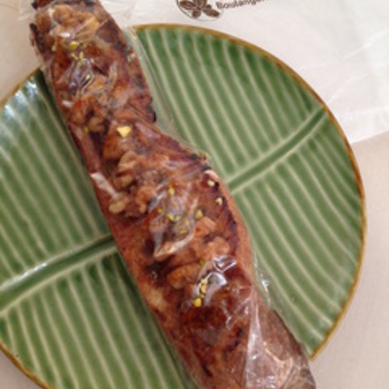 くるみとイチジクのゴルゴンゾーラ味噌タルティーヌ(マッシュキョウト （MASH Kyoto ）)