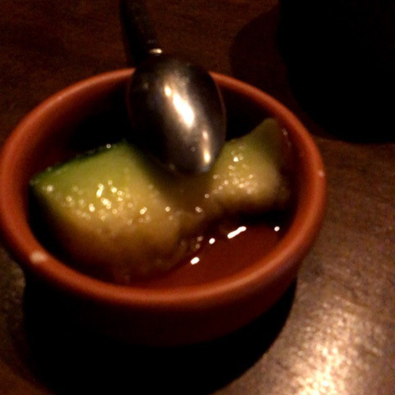 お酒に浸かったメロン(マヌエル・コジーニャ・ポルトゲーザ 渋谷店 （Manuel Cozinha Portuguesa）)