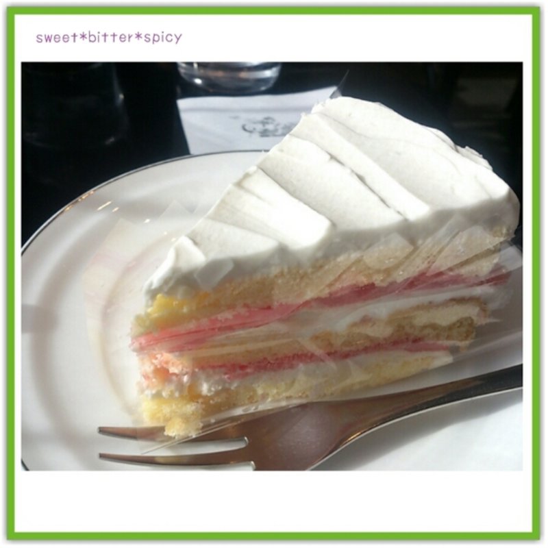 すいかのショートケーキ(マリーローランサン喫茶店)