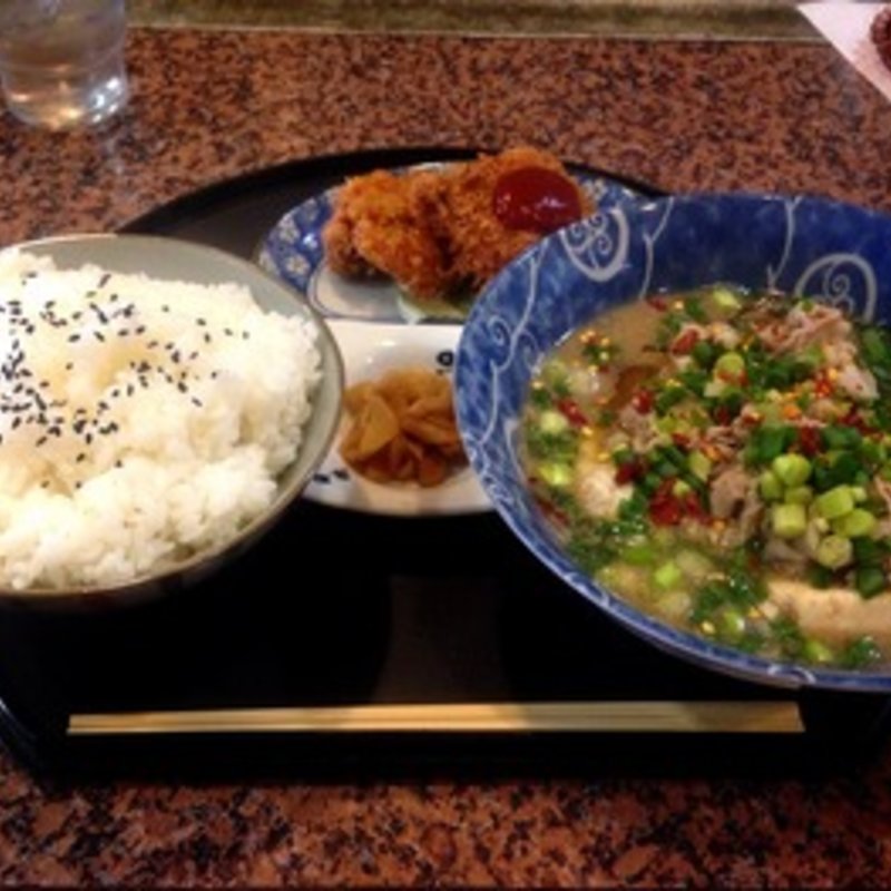 肉吸いチキンかつ定食(マリオ )