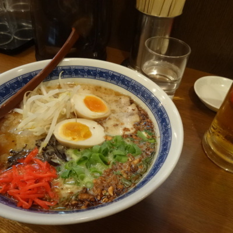 熊本ラーメン(まるうまラーメン ＪＲ熊本店 )