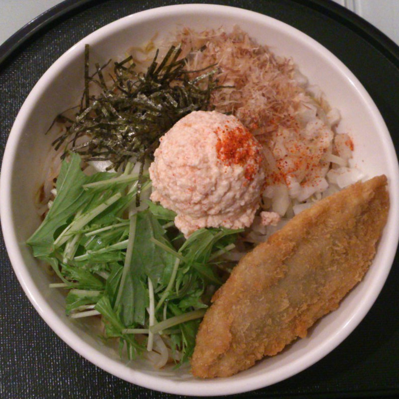 アゴのアヒージョマゼソバ(まるぎん商店 （【旧店名】まる銀ラーメン）)