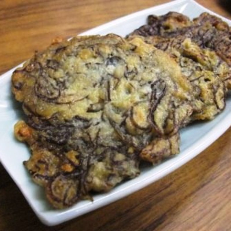 もずくの天ぷら(マルトミ食堂 )