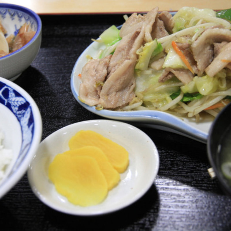 野菜炒め定食(マルミ・サンライズ食堂 )