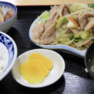 野菜炒め定食(マルミ・サンライズ食堂 )