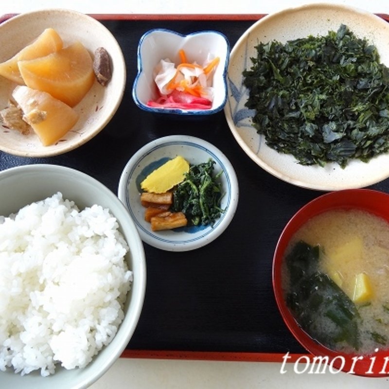 はばのり定食(まるよし食堂)